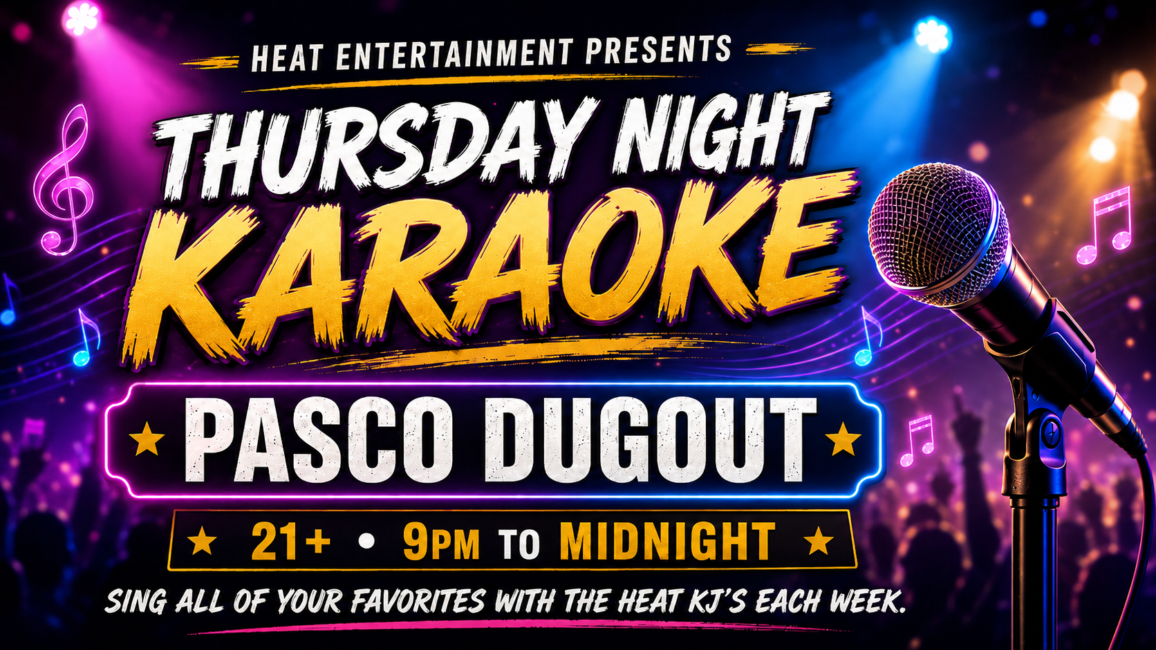 Thursday Karaoke at Pasco Dugout