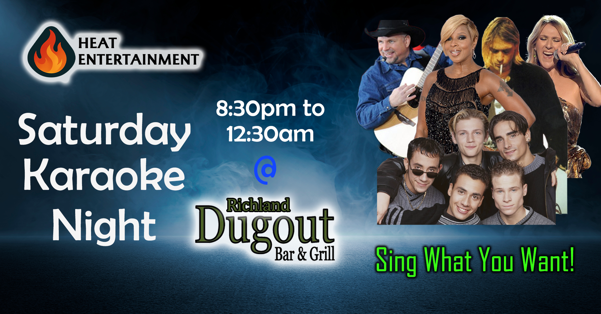 Saturday Night Karaoke at Richland Dugout Bar and Grill